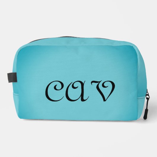 Recoleta Cornflower Blauw Toilettasje (Voorkant)