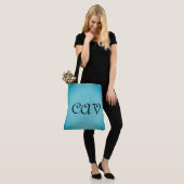 Recoleta Cornflower Blauw Tote Bag (Op model)