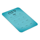 Recoleta Cornflower Blue Magneet (Rechterzijde)