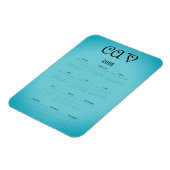 Recoleta Cornflower Blue Magneet (Linkerzijde)