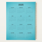 Recoleta korenbloem blauwe  planner (Achterkant)