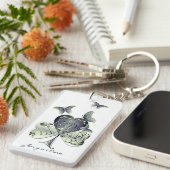 Recoleta Shamrock: "Heb een gelukkige St. Patrick' Sleutelhanger (Voorkant Rechts)