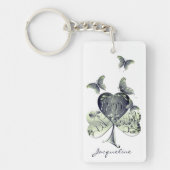 Recoleta Shamrock: "Heb een gelukkige St. Patrick' Sleutelhanger (Voorkant)