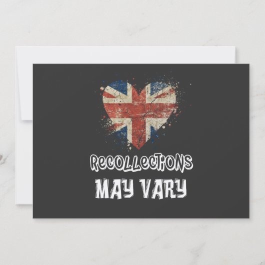 Recollecties May Vary- HM Queen Quote Kaart (Voorkant)