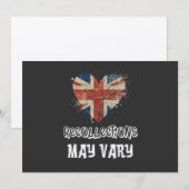 Recollecties May Vary- HM Queen Quote Kaart (Voorkant / Achterkant)