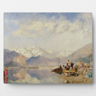 Recollecties van de Lago Maggiore, Marktdag op Fotoplaat