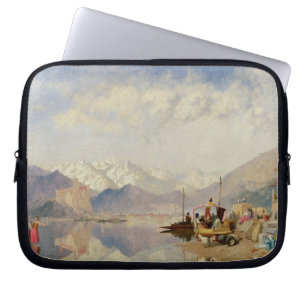 Recollecties van de Lago Maggiore, Marktdag op Laptop Sleeve