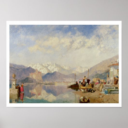 Recollecties van de Lago Maggiore, Marktdag op Poster (Voorkant)