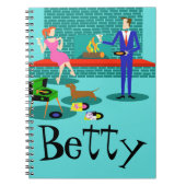 recombinant-combinatie met hond-Notitieboek Notitieboek (Voorkant)