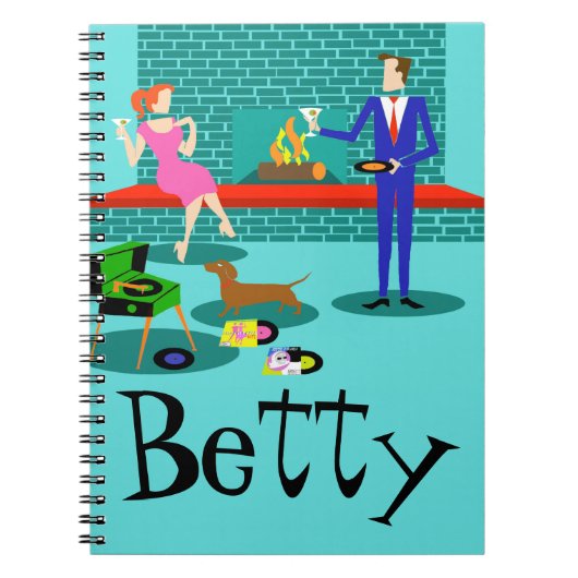  recombinant-combinatie met hond-Notitieboek Notitieboek (Voorkant)