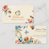 Recommended listing title: “Songbirds & Blooms Wed Informatiekaartje (Voorkant / Achterkant)