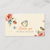 Recommended listing title: “Songbirds & Blooms Wed Informatiekaartje (Voorkant)