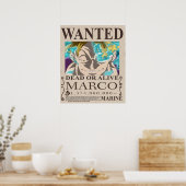 Recompensa Marco One Piece Poster (Keuken)