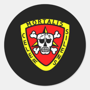 Recon Black Ronde Sticker