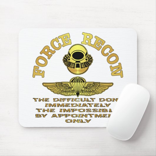 Recon forceren moeilijk onmiddellijk uitgevoerd muismat (Met muis)