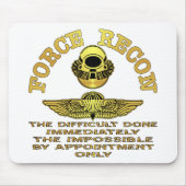 Recon forceren moeilijk onmiddellijk uitgevoerd muismat (Voorkant)