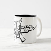 Recon Jack Tweekleurige Koffiemok (Voorkant rechts)