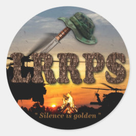 Recon LRRP LURPS Vietnam Nam War Ronde Sticker