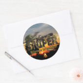 Recon LRRP Snipers Vietnam Nam War Ronde Sticker (Envelop)