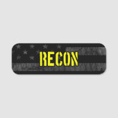 Recon Subdued American Flag Naamplaatje (Voorkant)
