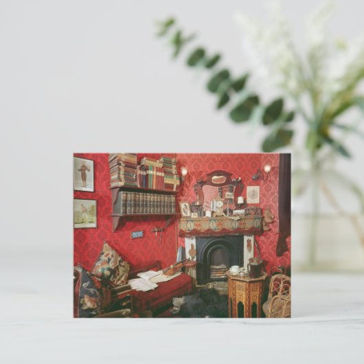 Reconstructie van de kamer briefkaart (Staand voorkant)