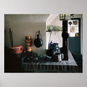 Reconstructie van een apotheek poster