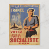 Reconstructie van het Franse Poster Propaganda Briefkaart (Voorkant)