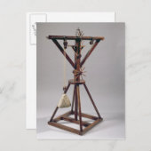 Reconstructie van het ontwerp van de da Vinci Briefkaart (Voorkant / Achterkant)