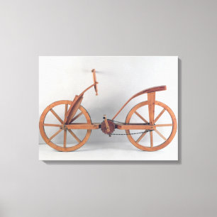 Reconstructie van het ontwerp van de da Vinci Canvas Afdruk