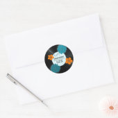  record 50e verjaardag ronde sticker (Envelop)