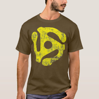 Record adapter (45 rpm) t-shirt