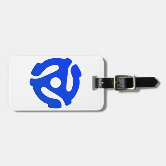 Record adapter bagagelabel (Voorkant horizontaal)