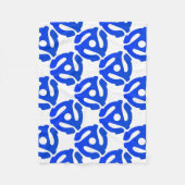 Record adapter fleece deken (Voorkant)