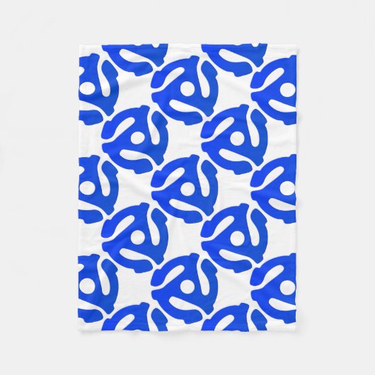 Record adapter fleece deken (Voorkant)