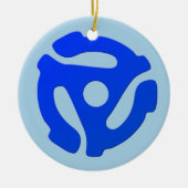 Record adapter keramisch ornament (Voorkant)