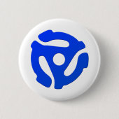 Record adapter ronde button 5,7 cm (Voorkant)