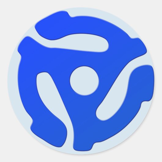 Record adapter ronde sticker (Voorkant)