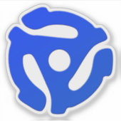 Record adapter sticker (Voorkant)