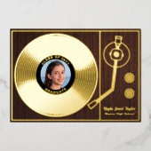  record Afstuderen Folie Uitnodiging (Voorkant)