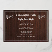 record Afstuderen Folie Uitnodiging (Achterkant)