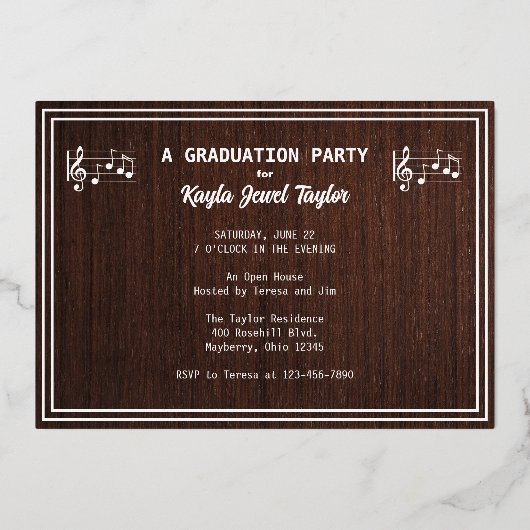  record Afstuderen Folie Uitnodiging (Achterkant)