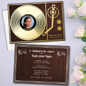 record Afstuderen Folie Uitnodiging