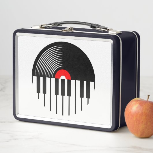 Record Album en Piano Keys (In situ)