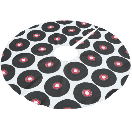 Record Album Ho-Ho-Ho Merry Kerstmis! Kerstboom Rok (Gekanteld)