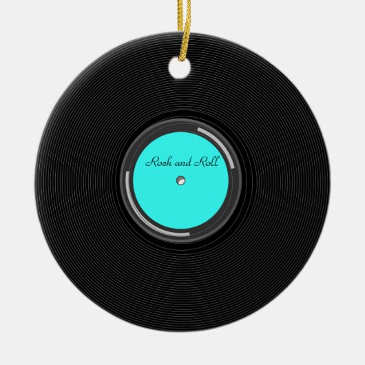 Record Album Keramisch Ornament (Voorkant)