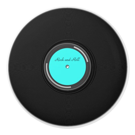 Record Album Keramische Knop (Voorkant)