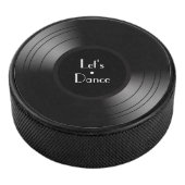 Record Album Let's Dance Novelty Hockey Puck (3/4)