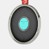 Record Album Metalen Ornament (Links)