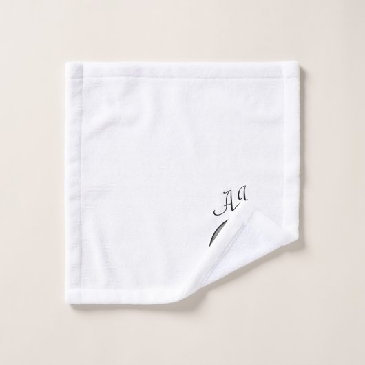 Record Album Monogrammed Bad Handdoek (Wasdoekje)