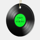Record Album Prettige feestdagen Keramisch Ornament (Links)